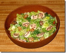 Caesar Salad Prepared
